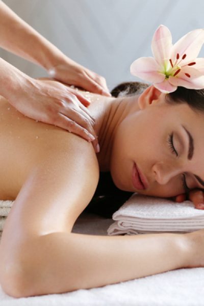 Beauty. Girl in the spa salon